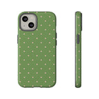 Matcha Green & Pink Polka Dot Phone Case
