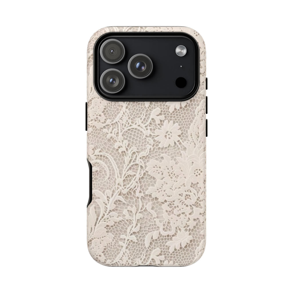 White Lace Phone Case
