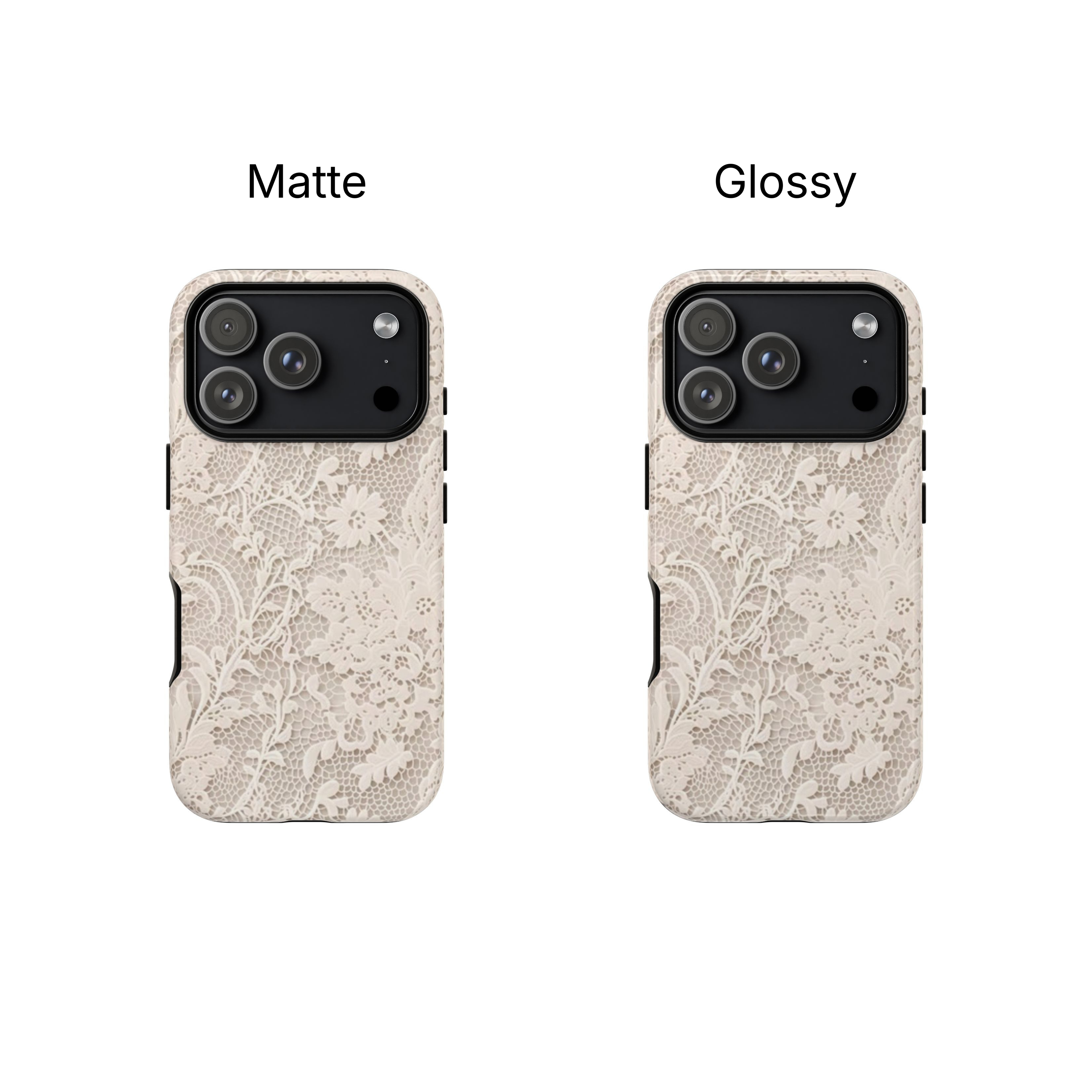 White Lace Phone Case