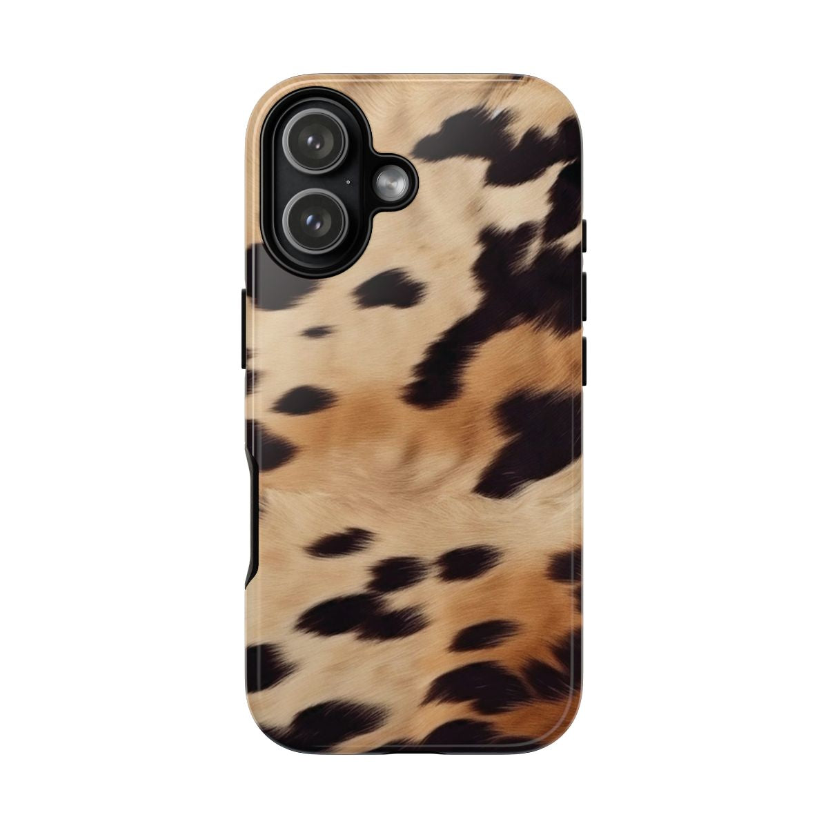 Tan Cow Print Phone Case
