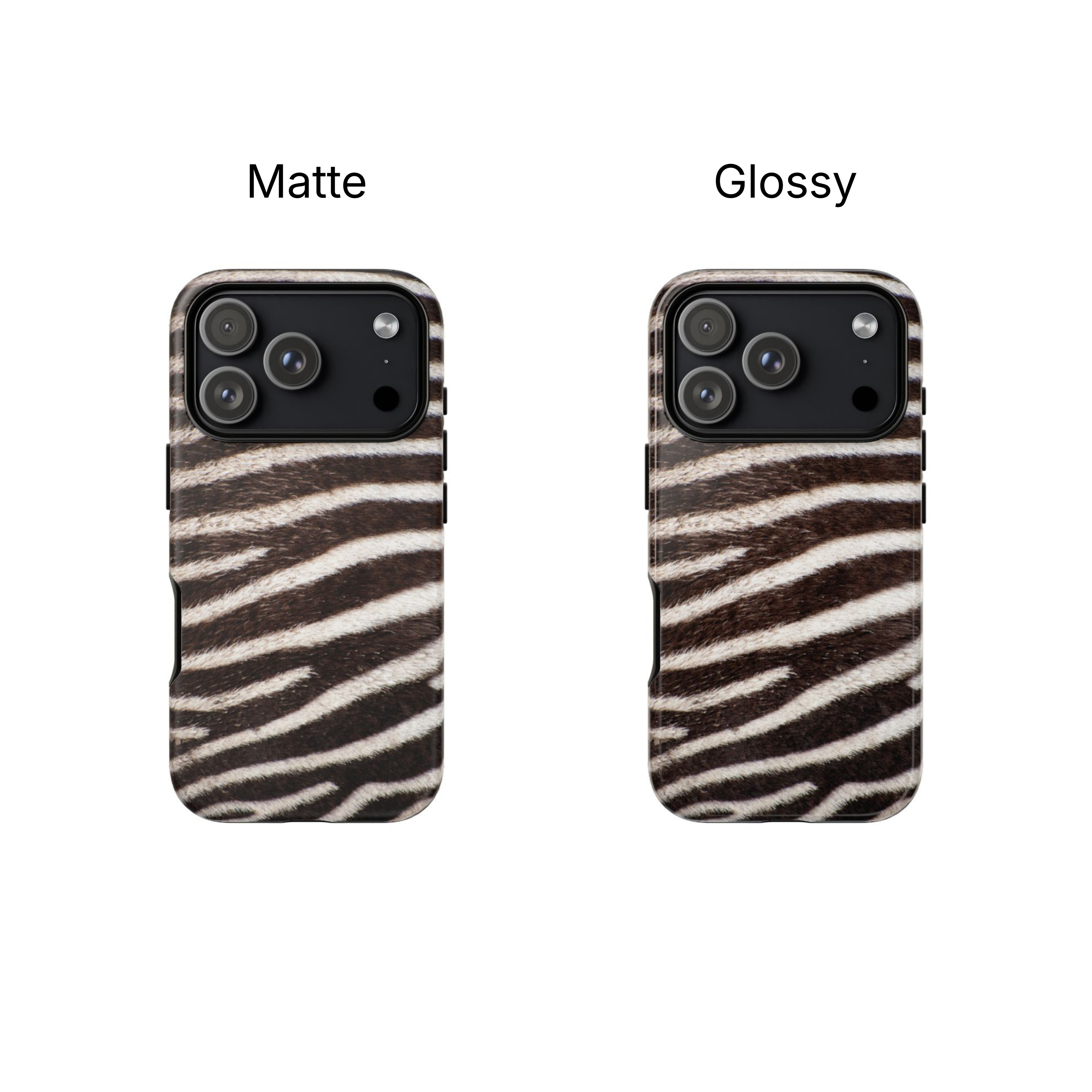 Zebra Print Phone Case