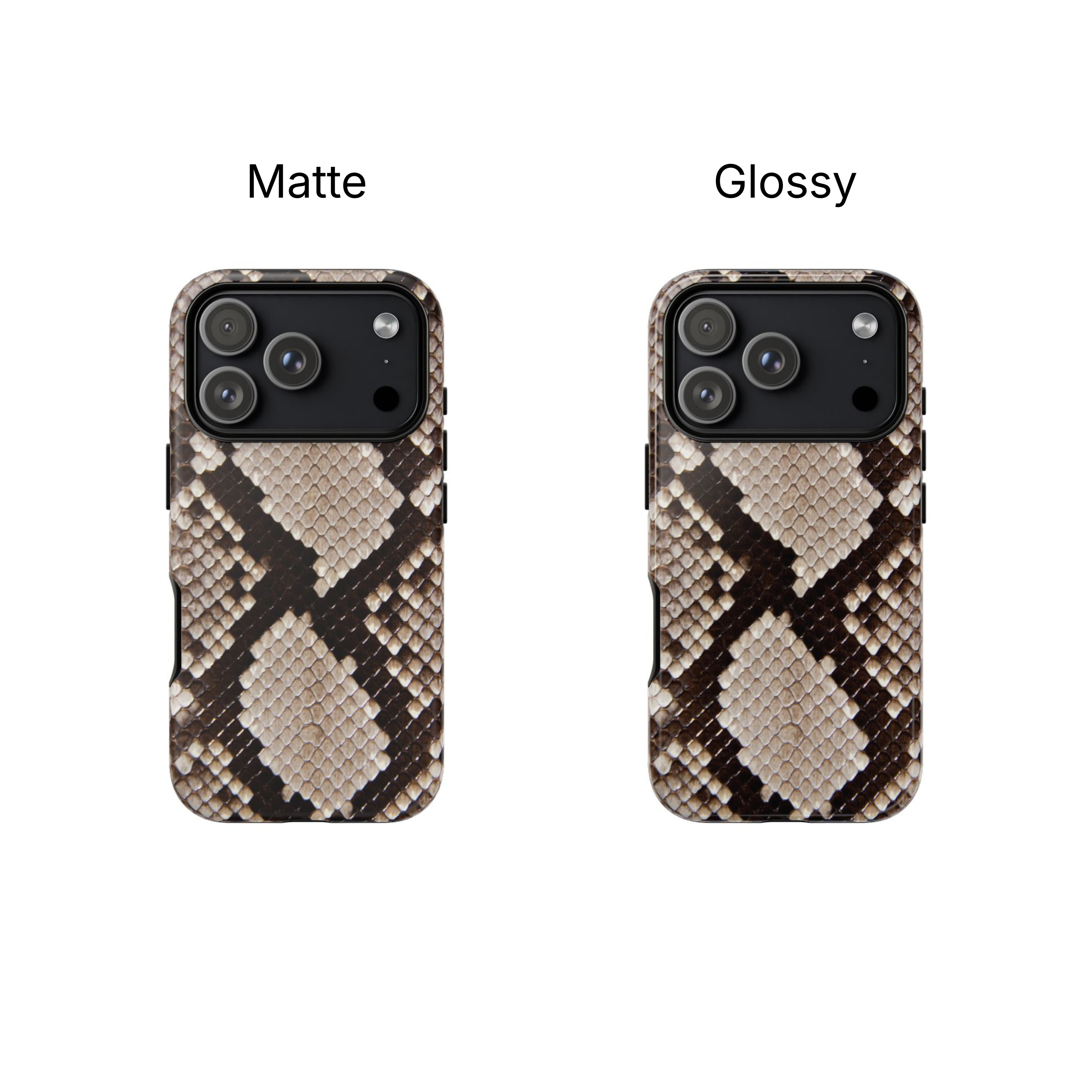 Snake Print Phone Case