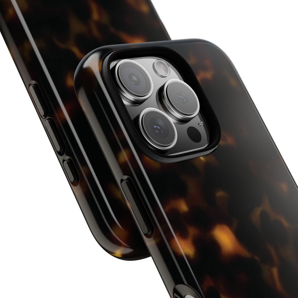 Dark Tortoise Shell Phone Case