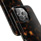 Dark Tortoise Shell Phone Case