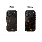 Dark Tortoise Shell Phone Case
