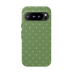 Matcha Green & Pink Polka Dot Phone Case